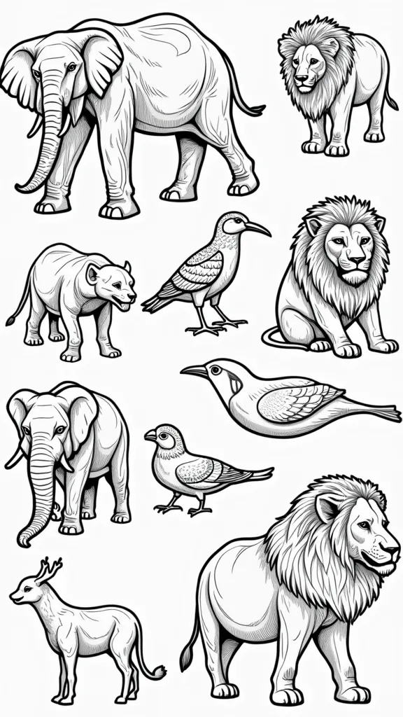 images d’animaux coloriage